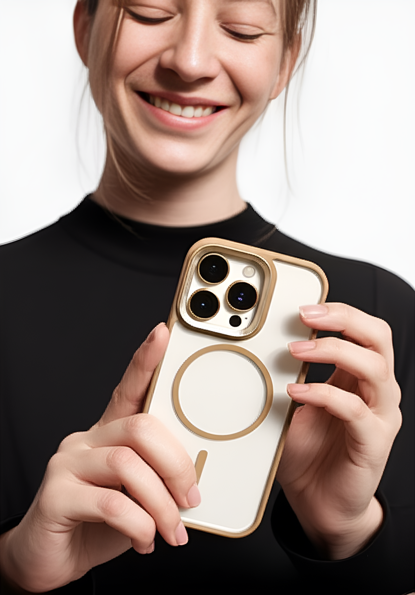 Ring Vault Shine | MagSafe Transparent Shockproof Case for iPhone – Ultra-Slim & Drop-Resistant Design