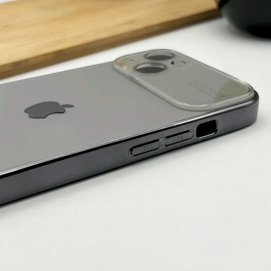 Autofocus Titanium Back Glass Case | iPhone 15 & 16 series