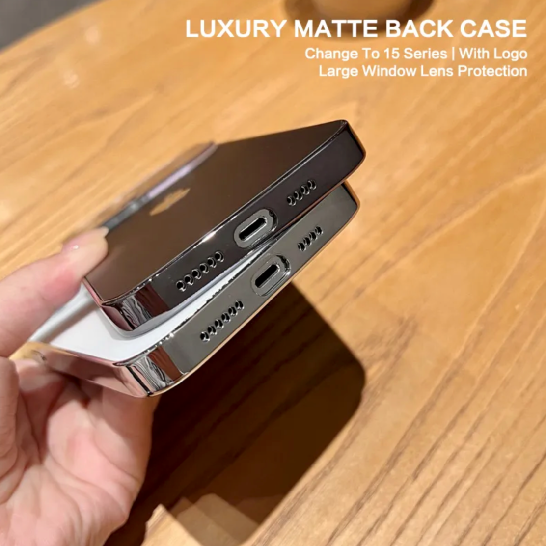 Autofocus Premium Backplane Glass iPhone Case
