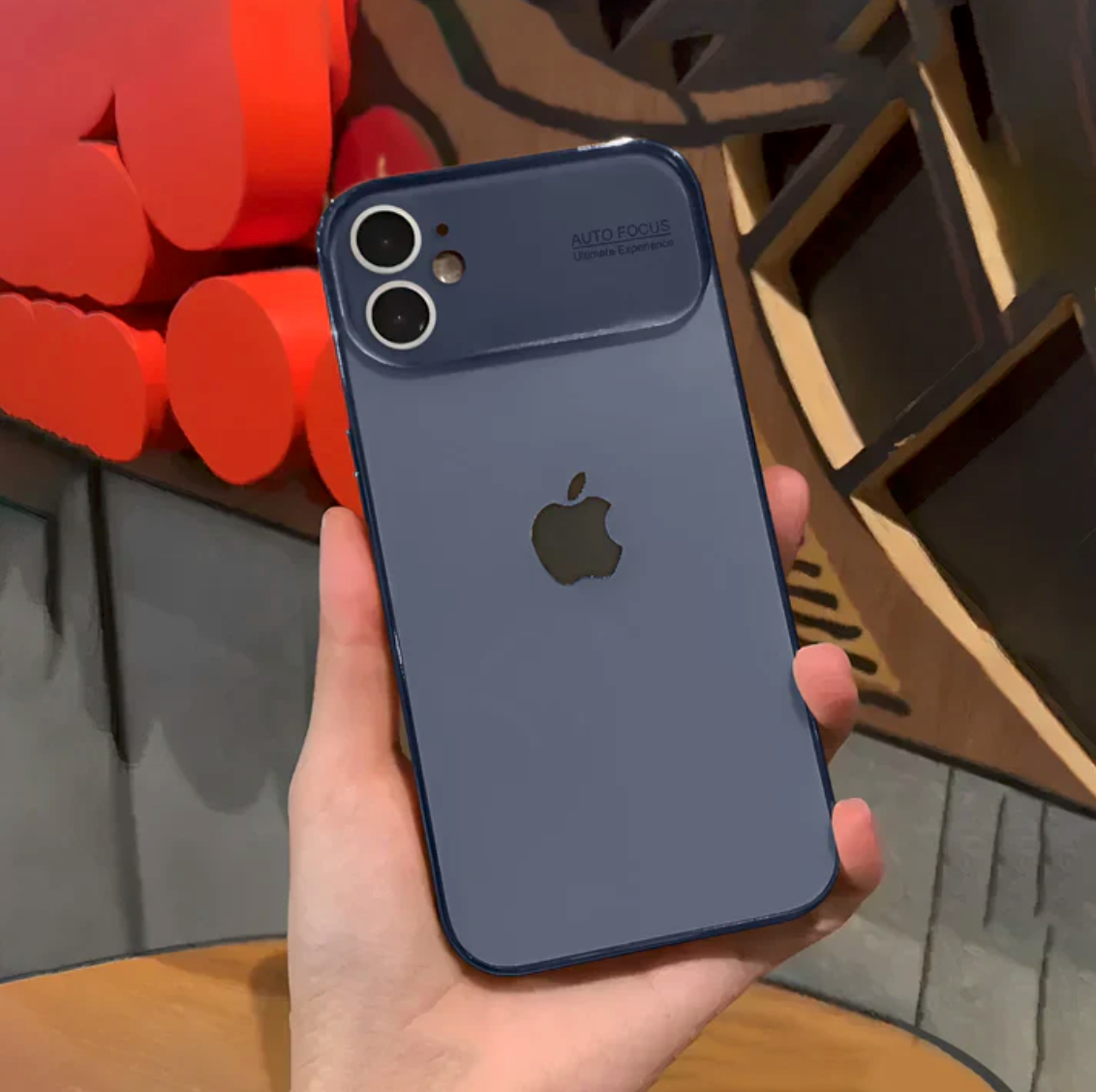 Autofocus Premium Backplane Glass iPhone Case